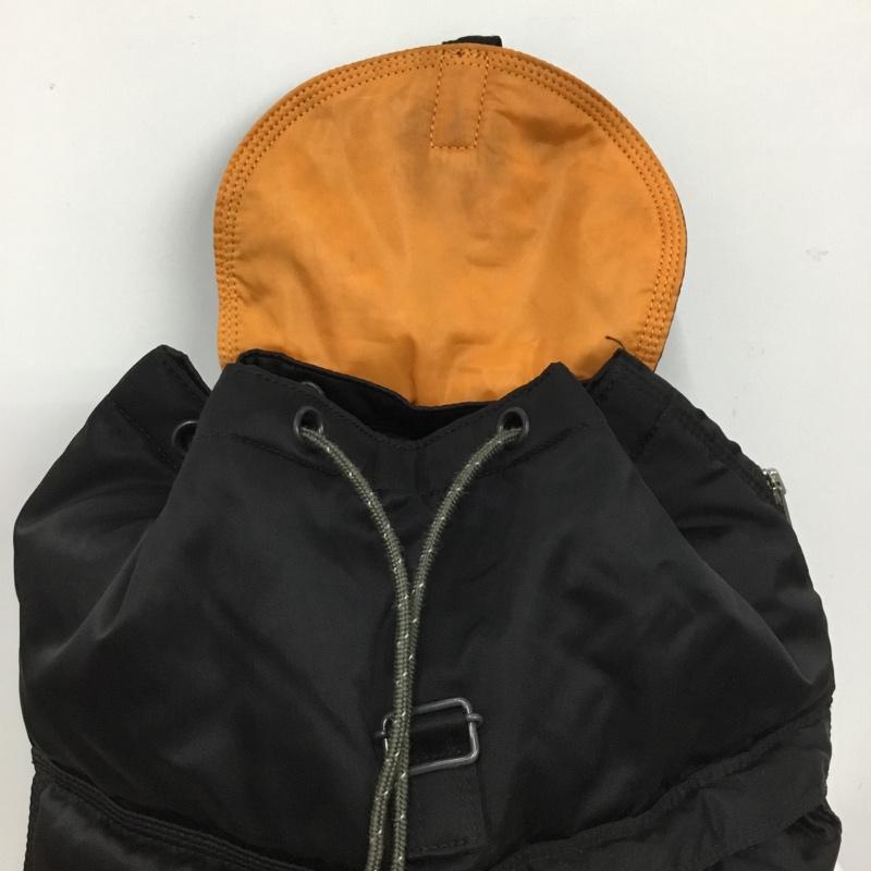 ポーター PORTER リュックサック、デイパック リュックサック、デイバッグ タンカー ロゴ、文字 黒 / ブラック / black メンズ USED 古着 中古 10153984