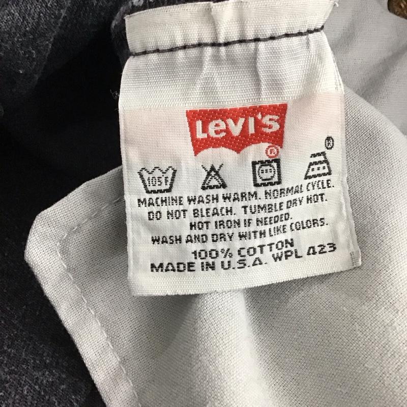 リーバイストラウスアンドコー Levi Strauss & co. パンツ デニム、ジーンズ デニムパンツ ワイドパンツ カジュアルパンツ 34インチ 無地 ダークグレー / ダークグレー / メンズ USED 古着 中古 10153988