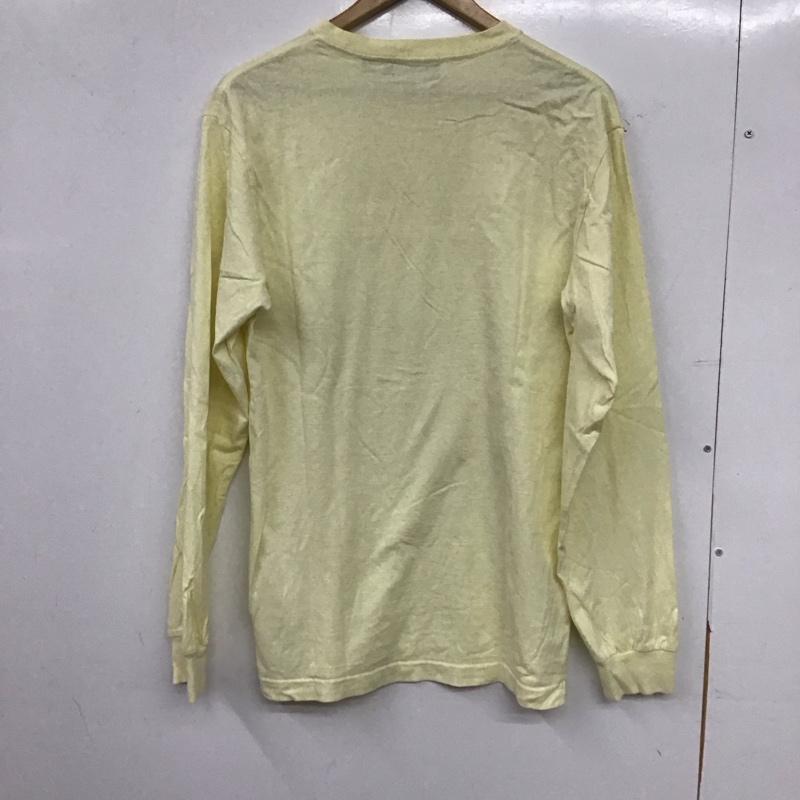 エクストララージ XLARGE カットソー 長袖 長袖カットソー プリントカットソー クルーネック M プリント 黄 / イエロー / yellow メンズ USED 古着 中古 10153990
