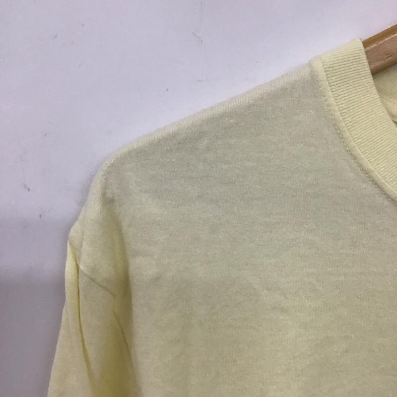 エクストララージ XLARGE カットソー 長袖 長袖カットソー プリントカットソー クルーネック M プリント 黄 / イエロー / yellow メンズ USED 古着 中古 10153990