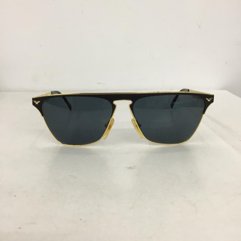 ポリス POLICE めがね・サングラス サングラス ワンポイント 黒 / ブラック / black X 金 / ゴールド / gold color メンズ USED 古着 中古 10153991