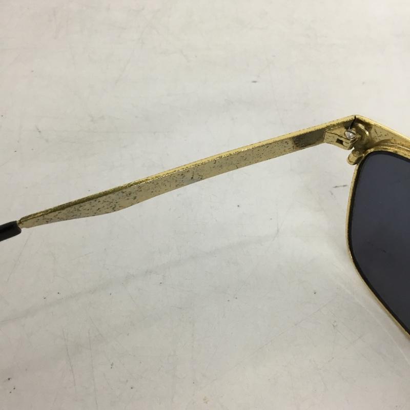 ポリス POLICE めがね・サングラス サングラス ワンポイント 黒 / ブラック / black X 金 / ゴールド / gold color メンズ USED 古着 中古 10153993