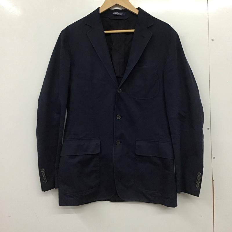 ポロバイラルフローレン Polo by RALPH LAUREN ジャケット、上着 ジャケット、ブレザー カジュアルジャケット アウター カラージャケット 38 無地 紺 / ネイビー / navy メンズ USED 古着 中古 10153994
