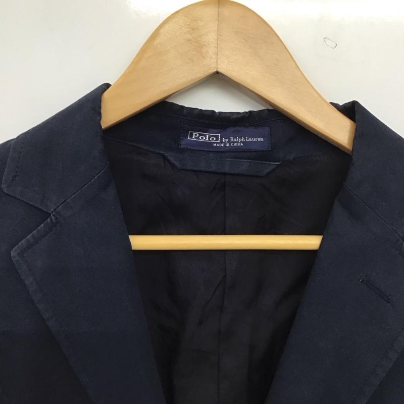 ポロバイラルフローレン Polo by RALPH LAUREN ジャケット、上着 ジャケット、ブレザー カジュアルジャケット アウター カラージャケット 38 無地 紺 / ネイビー / navy メンズ USED 古着 中古 10153994
