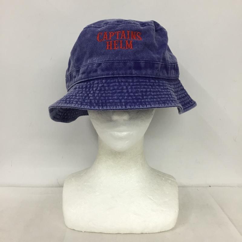 キャプテンズヘルム Captains Helm 帽子 ハット CH26-SS-C01 LOCALS BUCKET HAT ロゴ、文字 青 / ブルー / blue メンズ USED 古着 中古 10153995