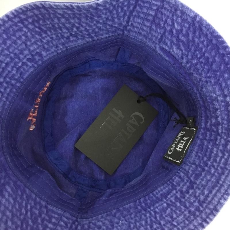 キャプテンズヘルム Captains Helm 帽子 ハット CH26-SS-C01 LOCALS BUCKET HAT ロゴ、文字 青 / ブルー / blue メンズ USED 古着 中古 10153995