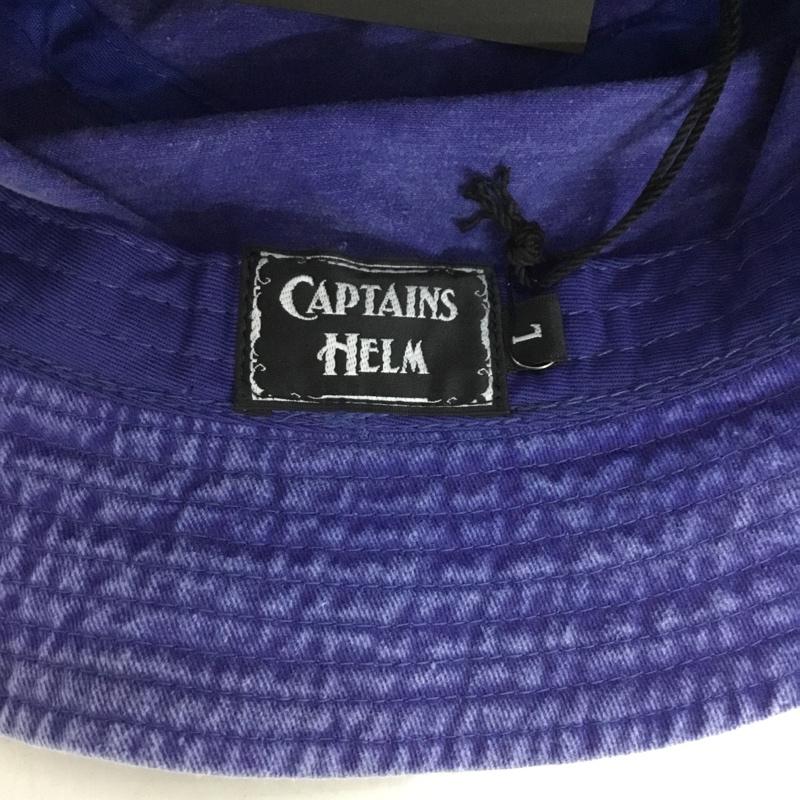 キャプテンズヘルム Captains Helm 帽子 ハット CH26-SS-C01 LOCALS BUCKET HAT ロゴ、文字 青 / ブルー / blue メンズ USED 古着 中古 10153995