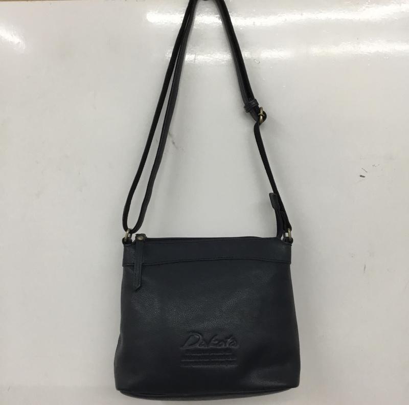 ダコタ Dakota ショルダーバッグ ショルダーバッグ レザー ロゴ、文字 紺 / ネイビー / navy レディース USED 古着 中古 10154001