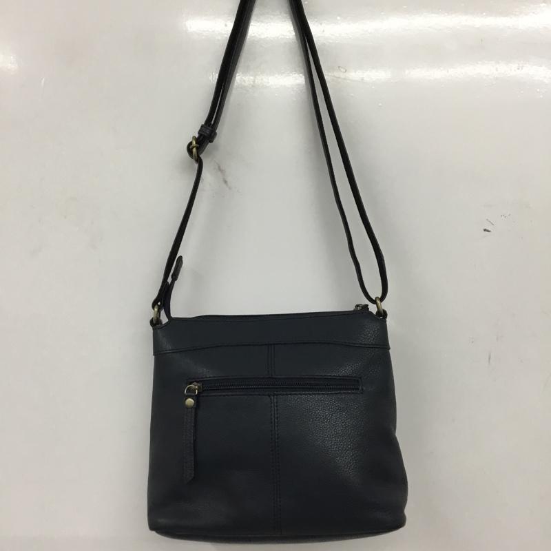 ダコタ Dakota ショルダーバッグ ショルダーバッグ レザー ロゴ、文字 紺 / ネイビー / navy レディース USED 古着 中古 10154001