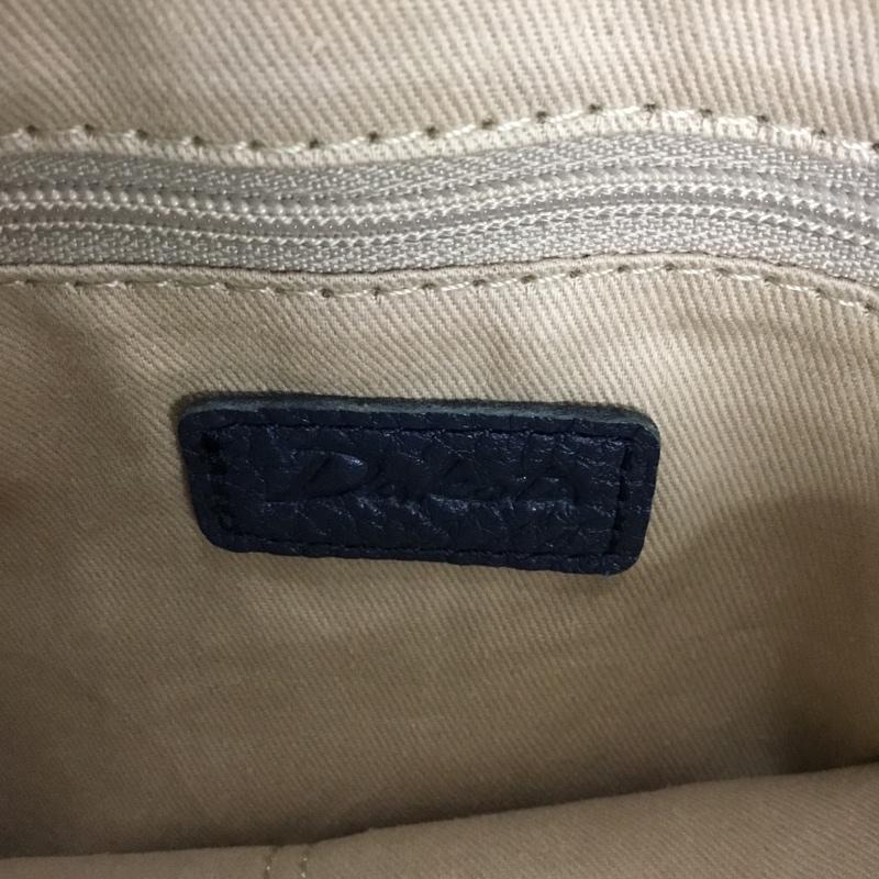 ダコタ Dakota ショルダーバッグ ショルダーバッグ レザー ロゴ、文字 紺 / ネイビー / navy レディース USED 古着 中古 10154001