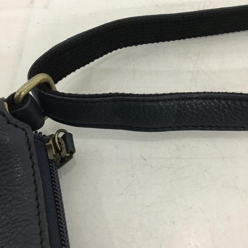 ダコタ Dakota ショルダーバッグ ショルダーバッグ レザー ロゴ、文字 紺 / ネイビー / navy レディース USED 古着 中古 10154001