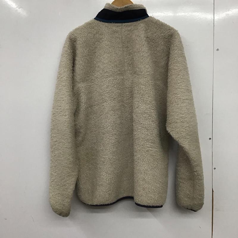 パタゴニア patagonia ジャケット、上着 ジャンパー、ブルゾン 23056fa22 フリースジャケット アウター L ロゴ、文字 ベージュ / ベージュ / beige メンズ USED 古着 中古 10154002