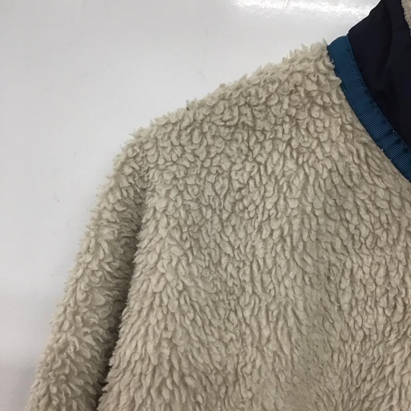 パタゴニア patagonia ジャケット、上着 ジャンパー、ブルゾン 23056fa22 フリースジャケット アウター L ロゴ、文字 ベージュ / ベージュ / beige メンズ USED 古着 中古 10154002