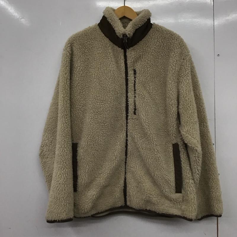 ユニクロ UNIQLO ジャケット、上着 ジャンパー、ブルゾン 341-450200 防風アウターフリースジャケット ジップアップジャケット XL 無地 ベージュ / ベージュ / beige メンズ USED 古着 中古 10154003