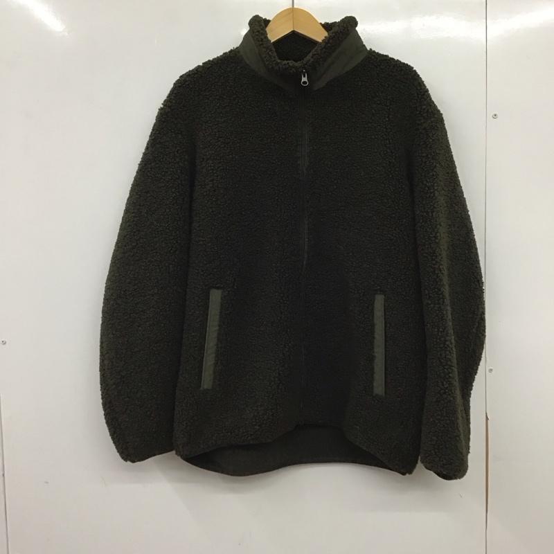 ユニクロ UNIQLO ジャケット、上着 ジャンパー、ブルゾン 341-419752 フリースジャケット アウター XL 無地 カーキ / カーキ / khaki メンズ USED 古着 中古 10154004