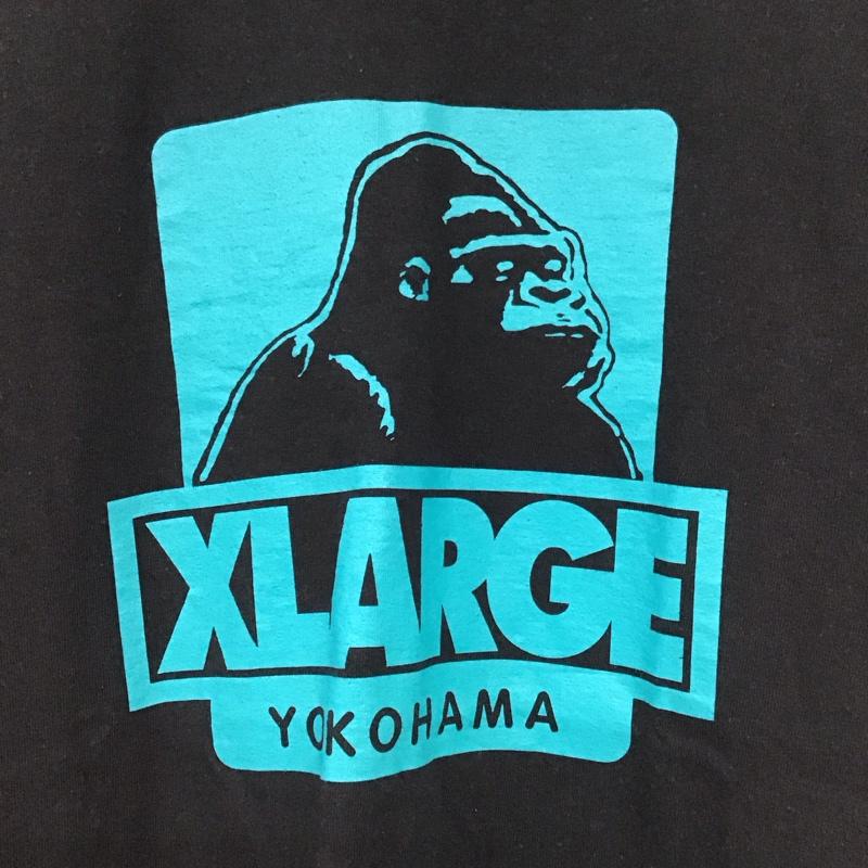 エクストララージ XLARGE Tシャツ 半袖 半袖カットソー プリントTシャツ クルーネックカットソー S ロゴ、文字 黒 / ブラック / black メンズ USED 古着 中古 10154006