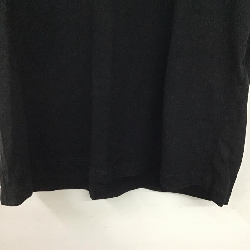 エンポリオアルマーニ EMPORIO ARMANI Tシャツ 半袖 半袖カットソー プリントTシャツ クルーネックカットソー S ロゴ、文字 黒 / ブラック / black メンズ USED 古着 中古 10154010