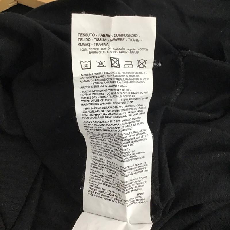 エンポリオアルマーニ EMPORIO ARMANI Tシャツ 半袖 半袖カットソー プリントTシャツ クルーネックカットソー S ロゴ、文字 黒 / ブラック / black メンズ USED 古着 中古 10154010