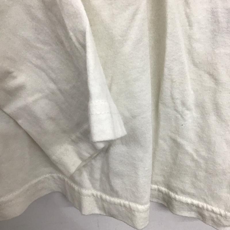 チャムス CHUMS Tシャツ 長袖 長袖カットソー プリントTシャツ クルーネックカットソー S ロゴ、文字 白 / ホワイト / white メンズ USED 古着 中古 10154011