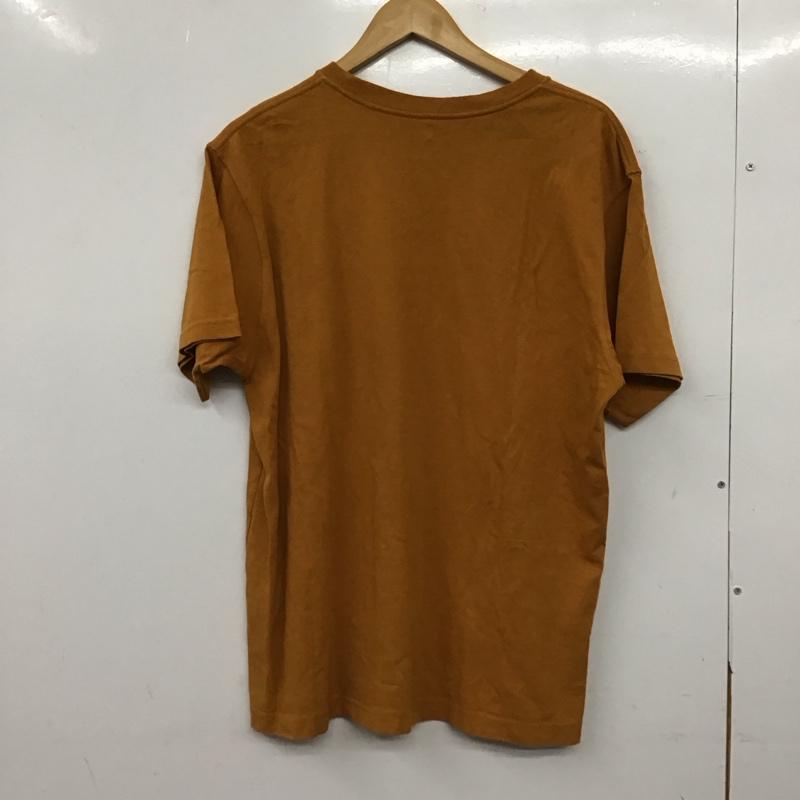 モンベル mont-bell Tシャツ 半袖 半袖カットソー プリントTシャツ クルーネックカットソー L プリント 橙 / オレンジ / orange メンズ USED 古着 中古 10154012