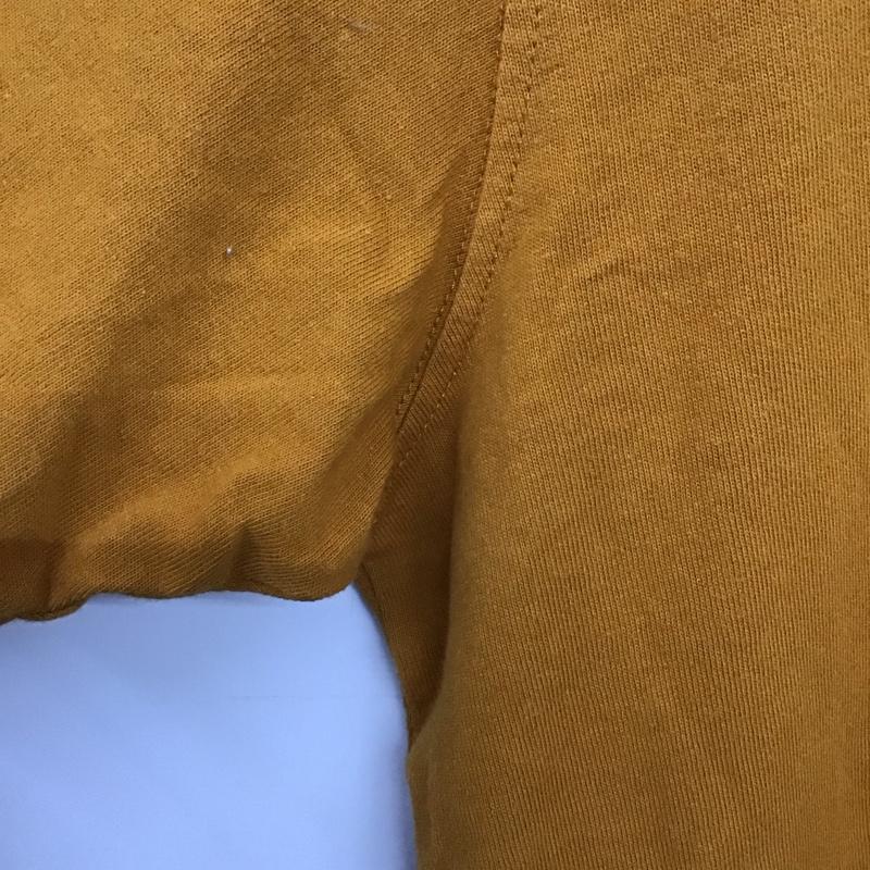 モンベル mont-bell Tシャツ 半袖 半袖カットソー プリントTシャツ クルーネックカットソー L プリント 橙 / オレンジ / orange メンズ USED 古着 中古 10154012
