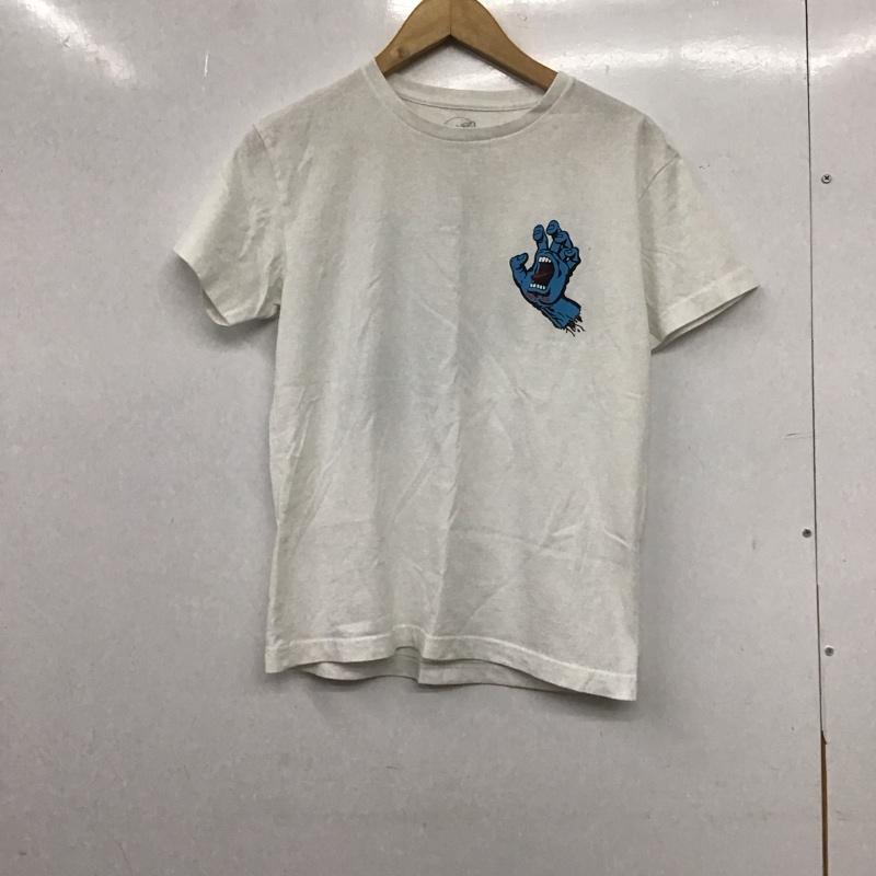 サンタクルーズ SANTA CRUZ Tシャツ 半袖 半袖カットソー プリントTシャツ クルーネックカットソー M プリント 白 / ホワイト / white メンズ USED 古着 中古 10154018