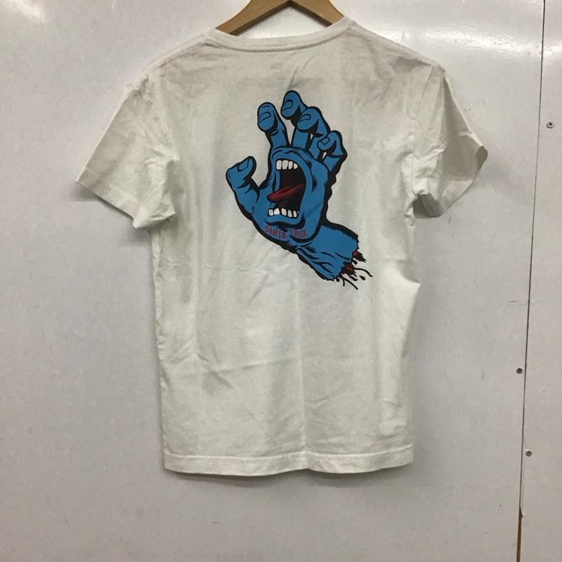 サンタクルーズ SANTA CRUZ Tシャツ 半袖 半袖カットソー プリントTシャツ クルーネックカットソー M プリント 白 / ホワイト / white メンズ USED 古着 中古 10154018