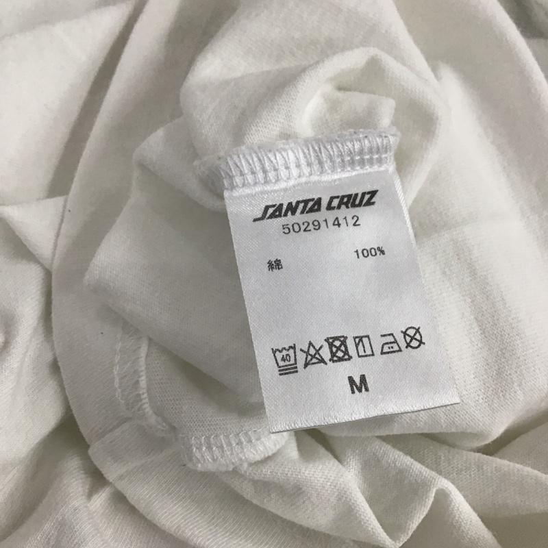 サンタクルーズ SANTA CRUZ Tシャツ 半袖 半袖カットソー プリントTシャツ クルーネックカットソー M プリント 白 / ホワイト / white メンズ USED 古着 中古 10154018