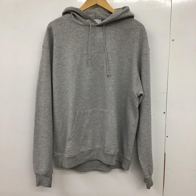 チャンピオン Champion パーカー 長袖 長袖パーカー プルオーバーパーカー スウェット L ロゴ、文字 灰 / グレー / gray メンズ USED 古着 中古 10154020