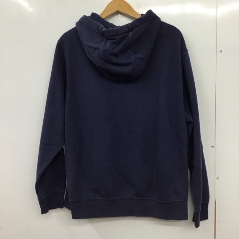 ナイキ NIKE パーカー 長袖 長袖パーカー プルオーバーパーカー スウェット XL ロゴ、文字 紺 / ネイビー / navy メンズ USED 古着 中古 10154021