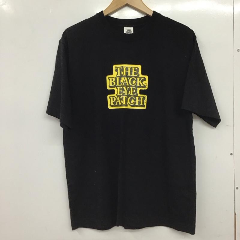 ブラックアイパッチ BlackEyePatch Tシャツ 半袖 半袖カットソー プリントTシャツ クルーネックカットソー M ロゴ、文字 黒 / ブラック / black メンズ USED 古着 中古 10154023