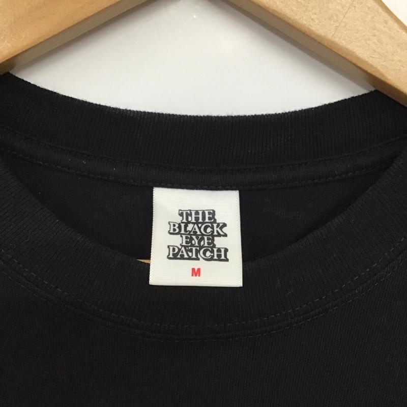 ブラックアイパッチ BlackEyePatch Tシャツ 半袖 半袖カットソー プリントTシャツ クルーネックカットソー M ロゴ、文字 黒 / ブラック / black メンズ USED 古着 中古 10154023