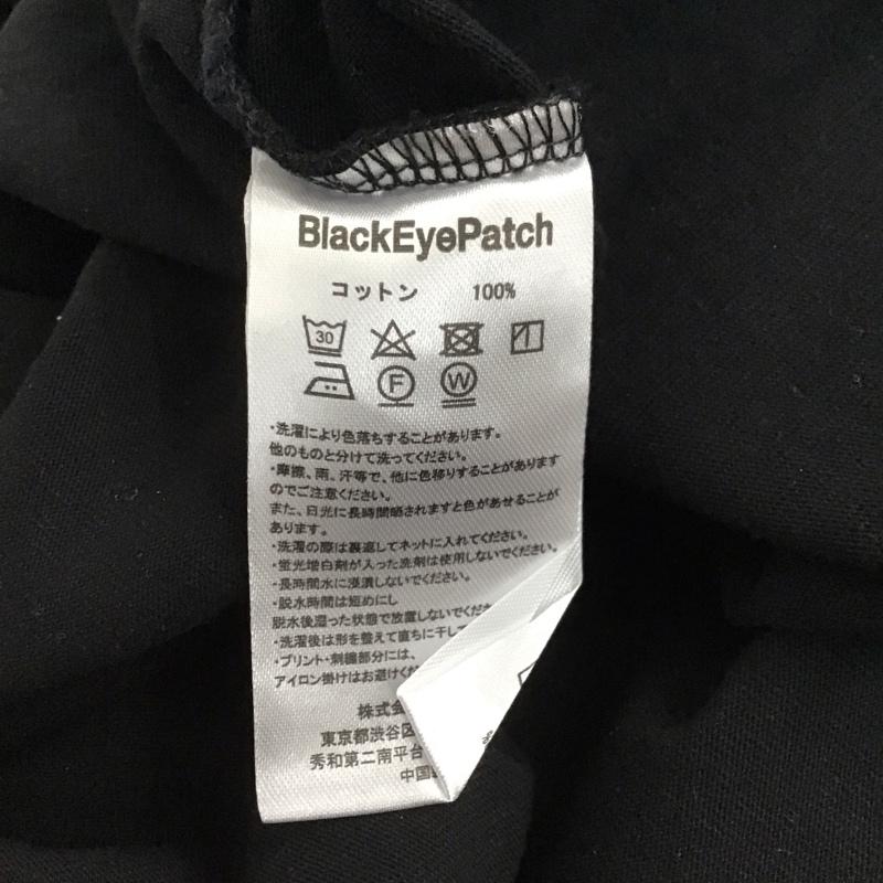 ブラックアイパッチ BlackEyePatch Tシャツ 半袖 半袖カットソー プリントTシャツ クルーネックカットソー M ロゴ、文字 黒 / ブラック / black メンズ USED 古着 中古 10154023