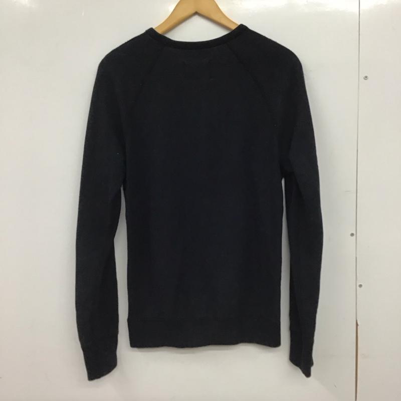 レイニングチャンプ REIGNING CHAMP トレーナー 長袖 長袖トレーナー スウェット クルーネック プルオーバー S 無地 黒 / ブラック / black メンズ USED 古着 中古 10154024