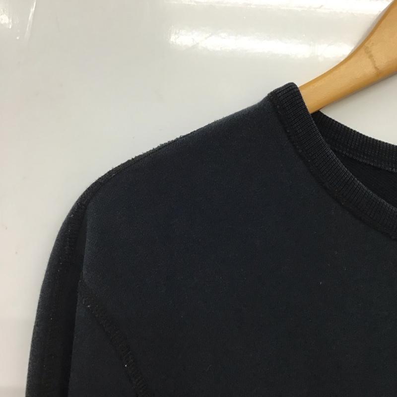 レイニングチャンプ REIGNING CHAMP トレーナー 長袖 長袖トレーナー スウェット クルーネック プルオーバー S 無地 黒 / ブラック / black メンズ USED 古着 中古 10154024
