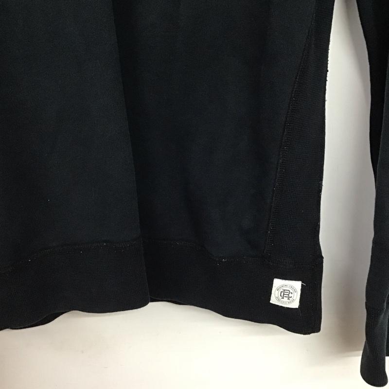 レイニングチャンプ REIGNING CHAMP トレーナー 長袖 長袖トレーナー スウェット クルーネック プルオーバー S 無地 黒 / ブラック / black メンズ USED 古着 中古 10154024