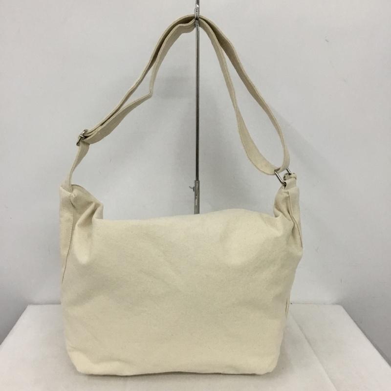 ニコアンド niko and... ショルダーバッグ ショルダーバッグ IWT-874AZ キャンバス 無地 アイボリー / アイボリー / レディース USED 古着 中古 10154029