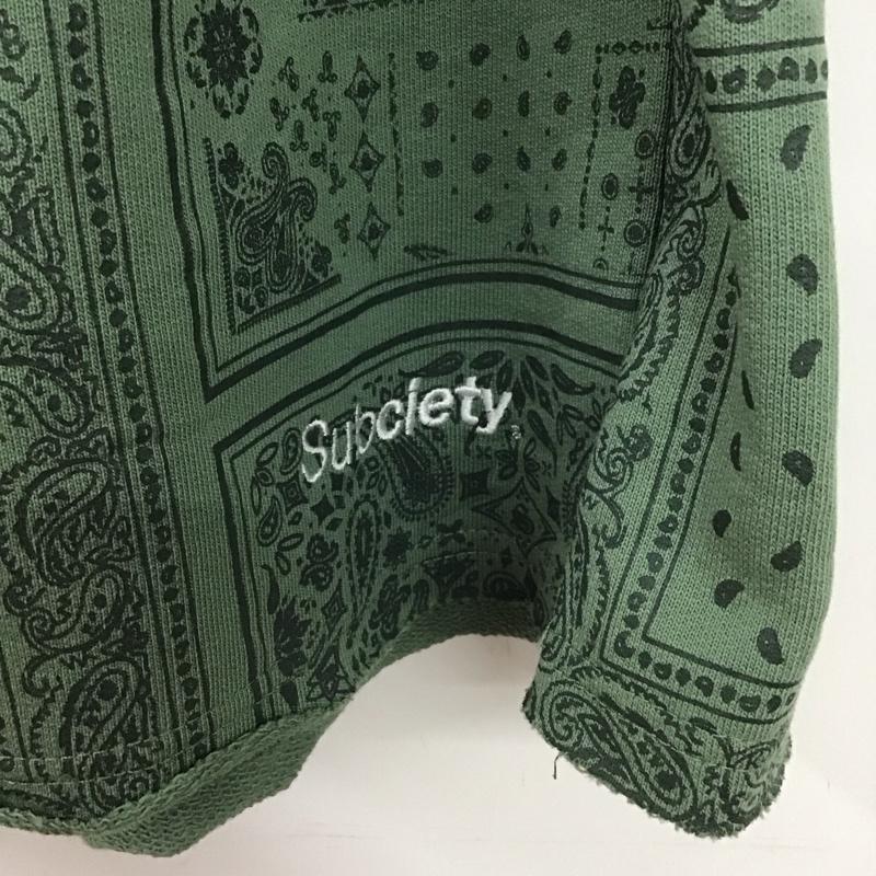 サブサエティ Subciety パンツ ショートパンツ ハーフパンツ ショートパンツ カジュアルパンツ M プリント カーキ / カーキ / khaki メンズ USED 古着 中古 10154030