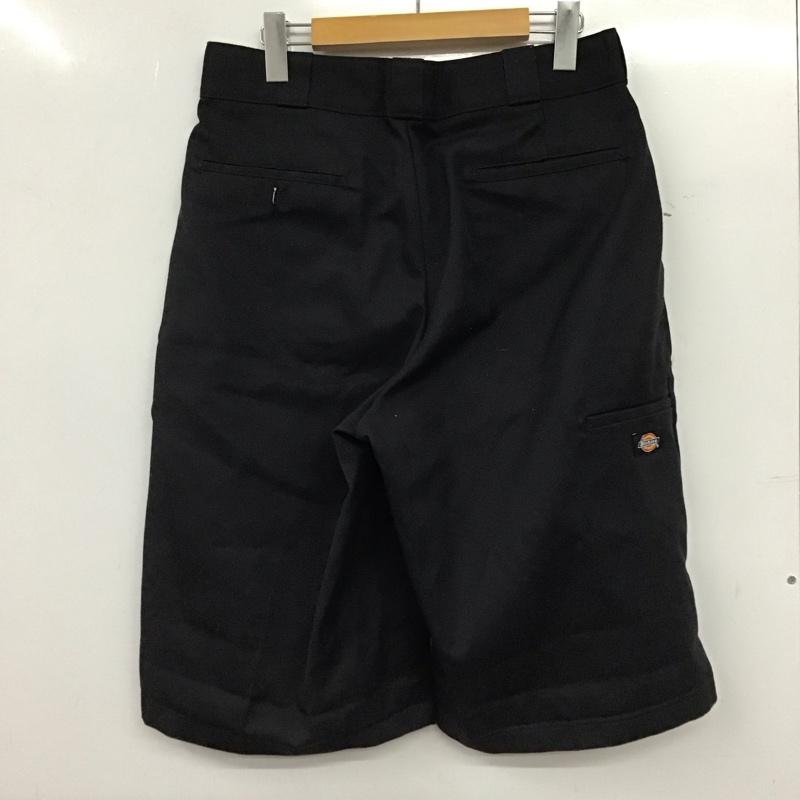 ディッキーズ Dickies パンツ ショートパンツ ハーフパンツ ショートパンツ カジュアルパンツ 32インチ ロゴ、文字 黒 / ブラック / black メンズ USED 古着 中古 10154032