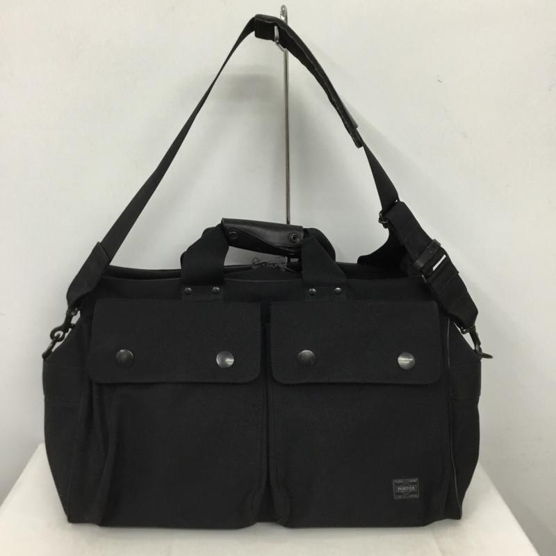 ポーター PORTER ブリーフケース、書類かばん ブリーフケース、書類かばん 2WAY ショルダー ロゴ、文字 黒 / ブラック / black メンズ USED 古着 中古 10154033