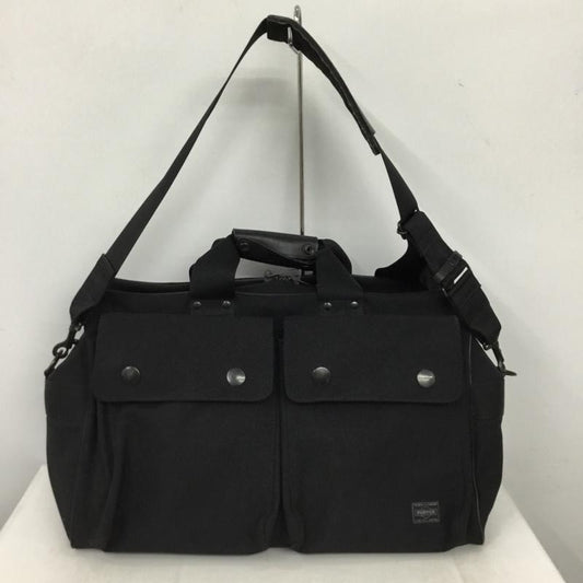 ポーター PORTER ブリーフケース、書類かばん ブリーフケース、書類かばん 2WAY ショルダー ロゴ、文字 黒 / ブラック / black メンズ USED 古着 中古 10154033