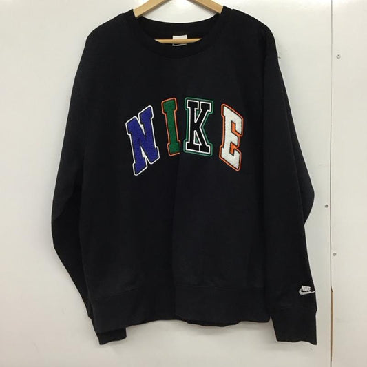 ナイキ NIKE トレーナー 長袖 fz0880-010 トレーナー スウェット XXL ロゴ、文字 黒 / ブラック / black メンズ USED 古着 中古 10154037