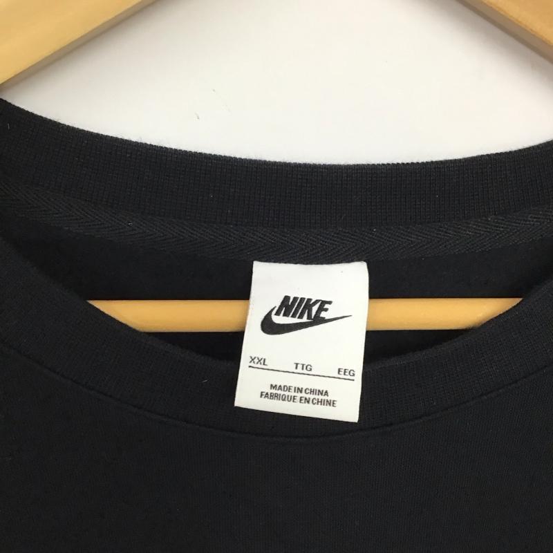 ナイキ NIKE トレーナー 長袖 fz0880-010 トレーナー スウェット XXL ロゴ、文字 黒 / ブラック / black メンズ USED 古着 中古 10154037