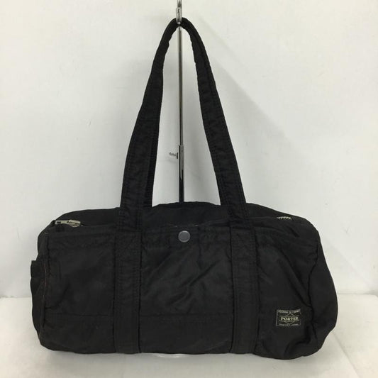 ポーター PORTER ボストンバッグ ボストンバッグ ミニボストン タンカー ロゴ、文字 黒 / ブラック / black メンズ USED 古着 中古 10154038