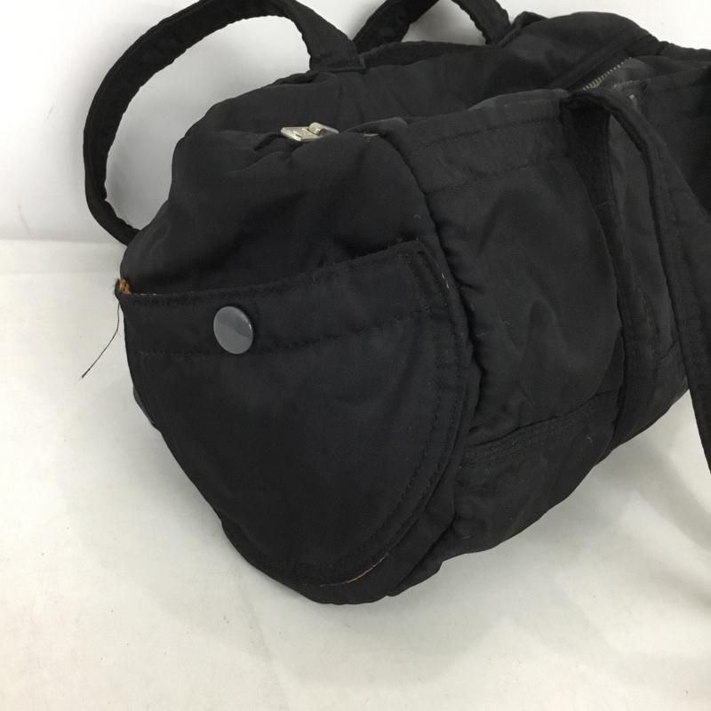 ポーター PORTER ボストンバッグ ボストンバッグ ミニボストン タンカー ロゴ、文字 黒 / ブラック / black メンズ USED 古着 中古 10154038