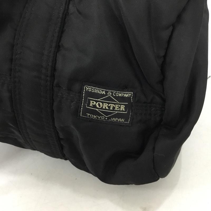 ポーター PORTER ボストンバッグ ボストンバッグ ミニボストン タンカー ロゴ、文字 黒 / ブラック / black メンズ USED 古着 中古 10154038
