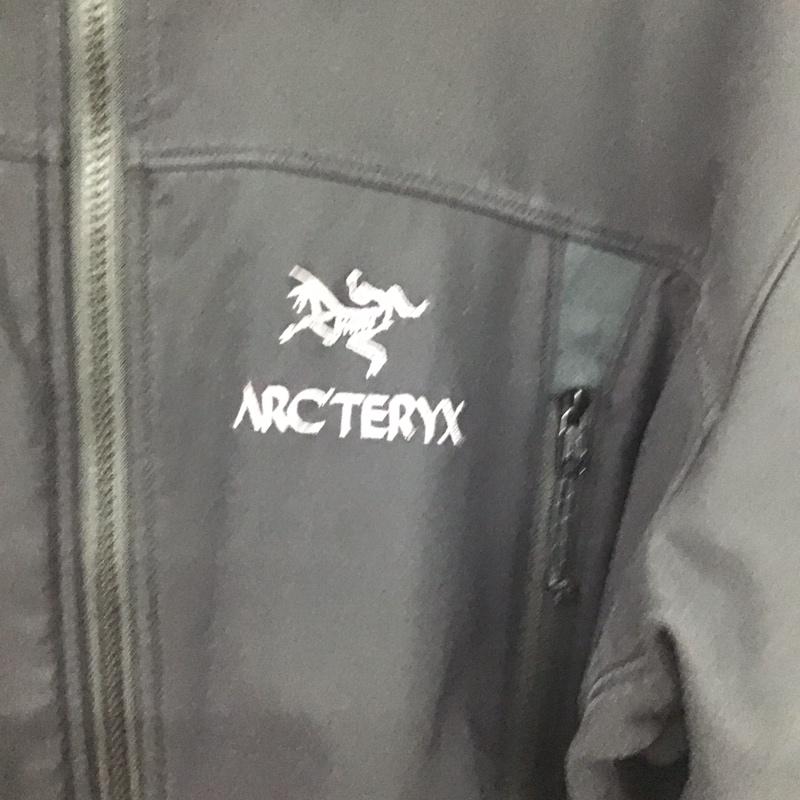 アークテリクス ARC TERYX ジャケット、上着 ジャンパー、ブルゾン ジップアップジャケット アウター スタンドネック L ロゴ、文字 黒 / ブラック / black メンズ USED 古着 中古 10154039