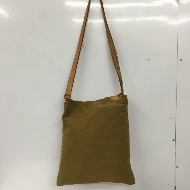 バトラーヴァーナーセイルス Butler Verner Sails ショルダーバッグ ショルダーバッグ NAUGHTIAM キャンバス レザー 無地 キャメル / キャメル / メンズ USED 古着 中古 10154040