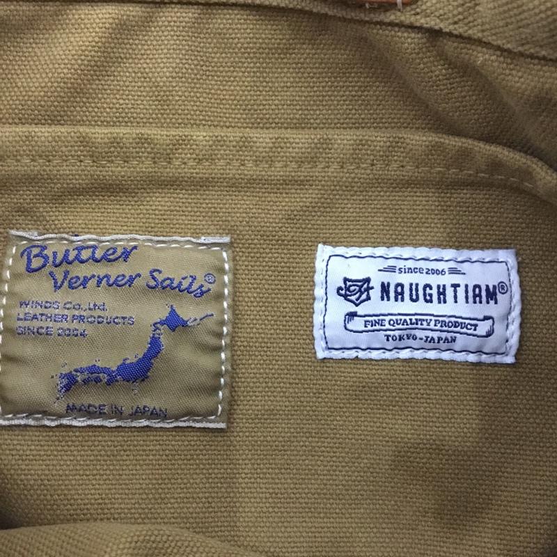 バトラーヴァーナーセイルス Butler Verner Sails ショルダーバッグ ショルダーバッグ NAUGHTIAM キャンバス レザー 無地 キャメル / キャメル / メンズ USED 古着 中古 10154040