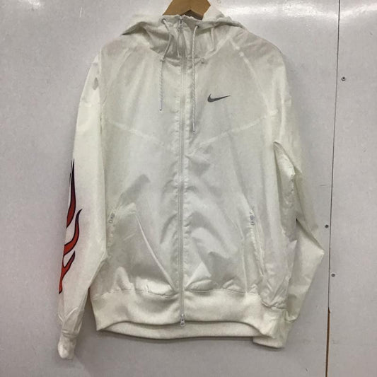 ナイキ NIKE ジャケット、上着 ジャンパー、ブルゾン ib3878-100 ウインドランナージャケット L ロゴ、文字 白 / ホワイト / white メンズ USED 古着 中古 10154044